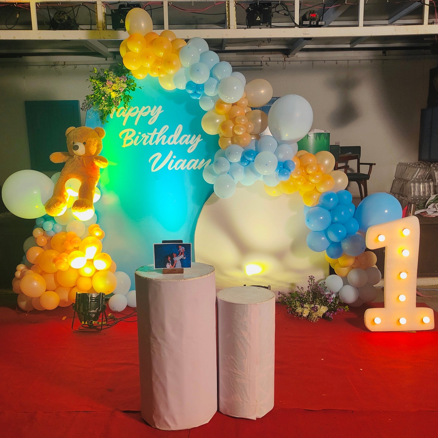 First Birthday Balloon Decoration in Hyderabad