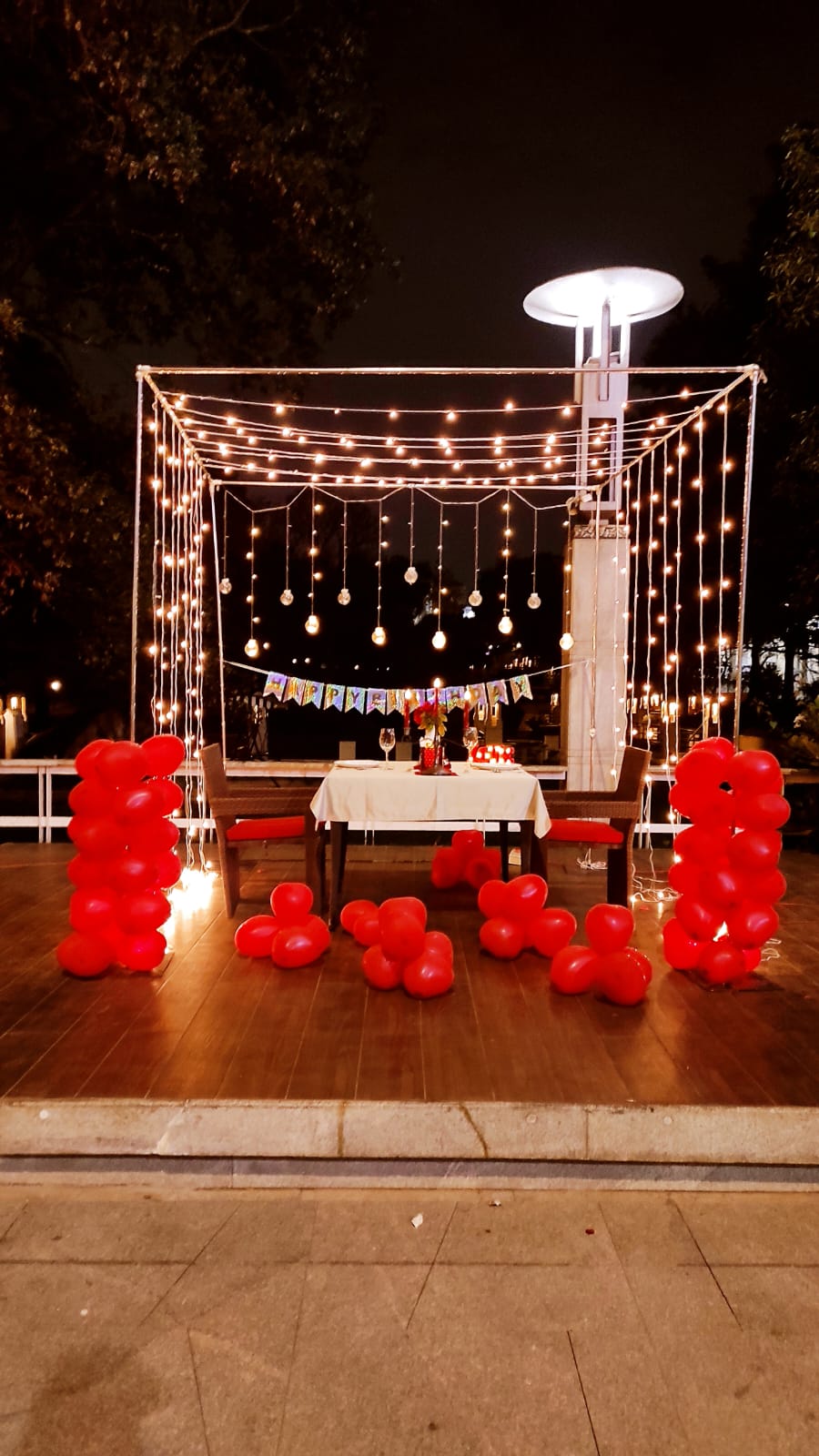 Cabana Candle Light Dinner at Ellaa Hotel, Gachibowli
