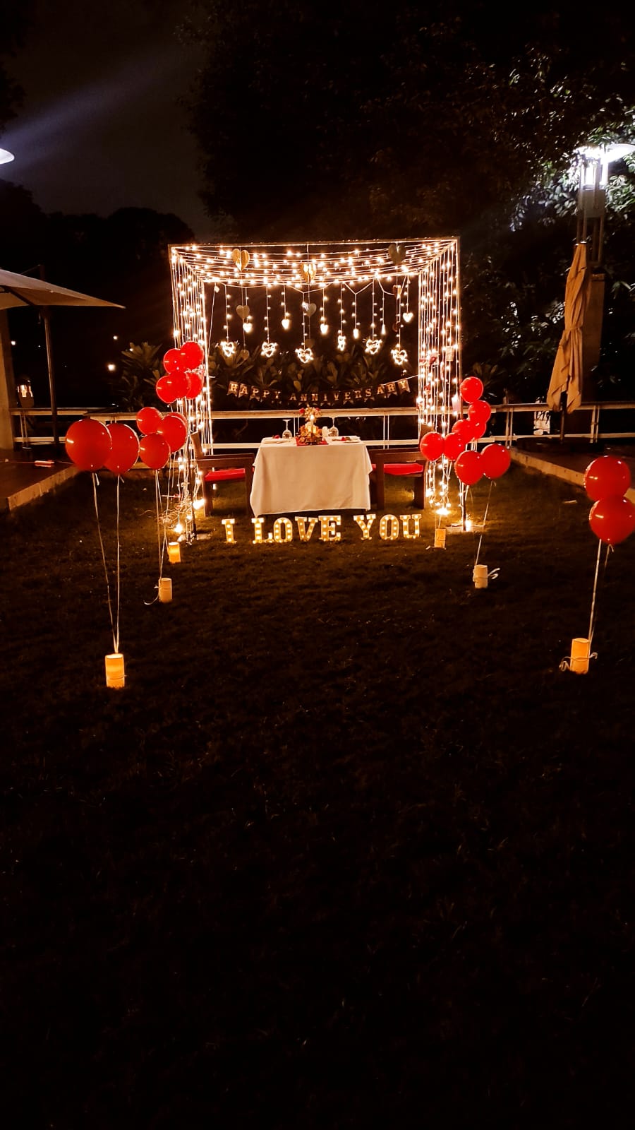 Romantic Cabana Candle Light Dinner, Ellaa Hotel