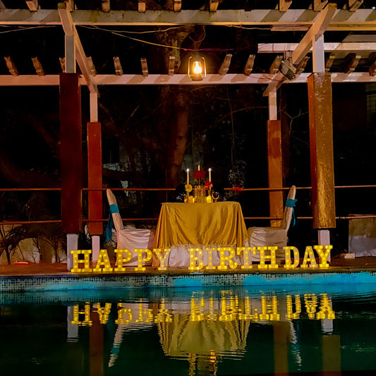 Best Poolside Candle Light Dinner in Hyderabad to Celebrate Birthday