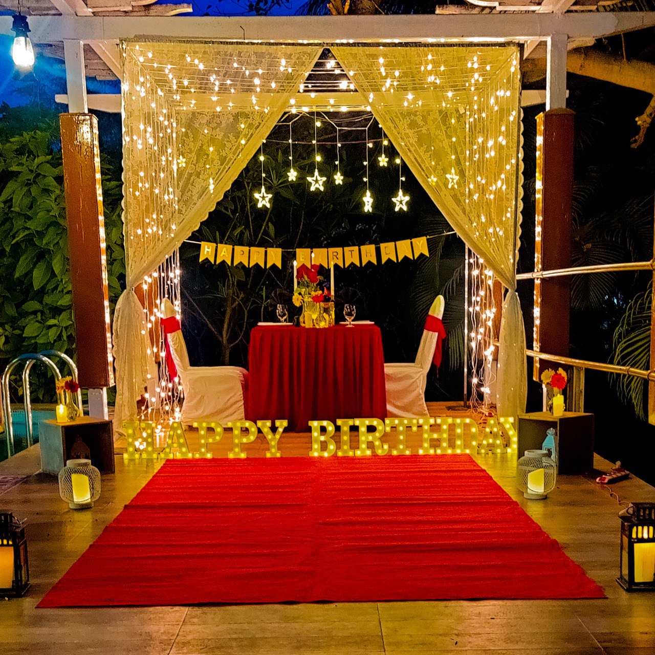Private & Most Romantic Candle Light Dinner in Hyderabad