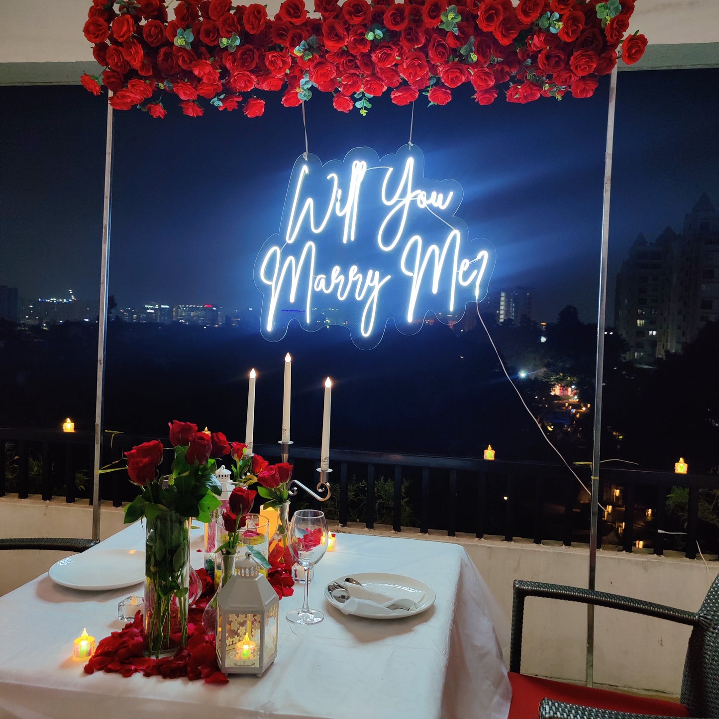 City View Candle Light Dinner by Miraculous Memories