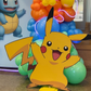 Pokemon kid's birthday decoration with  Pikachu character cutouts in Hyderabad
