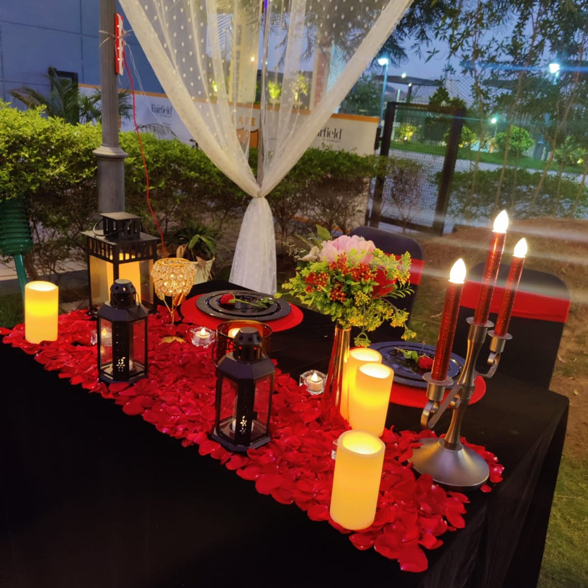 Candle Light Dinner in Hyderabad at Fairfield by Marriott