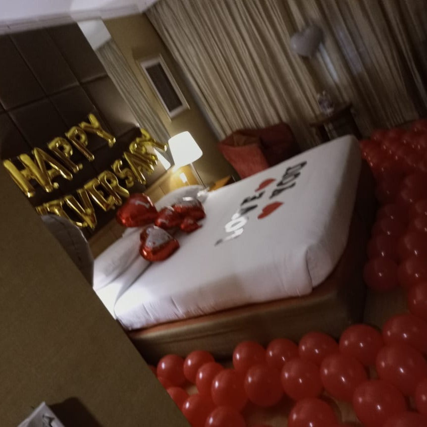 Anniversary Surprise Decoration for Couples in Hotels of Hyderabad