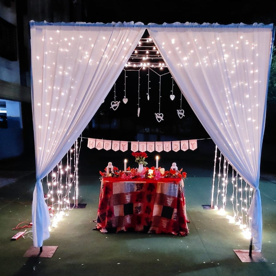 Canopy Decoration at Home or Terrace In Hyderabad