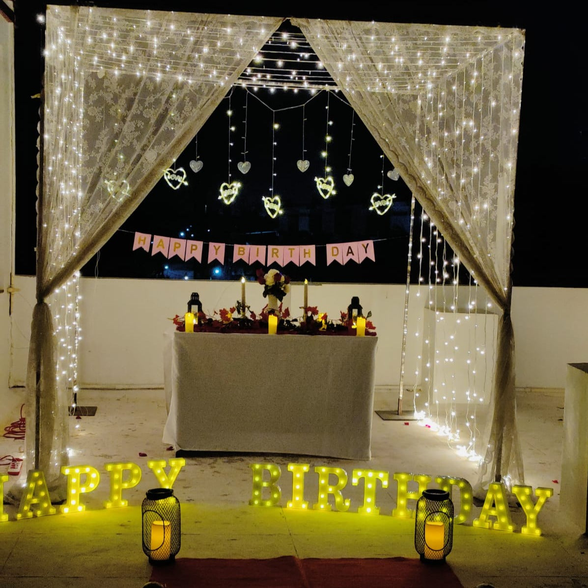 Birthday Celebration Decor at Home in hyderabad