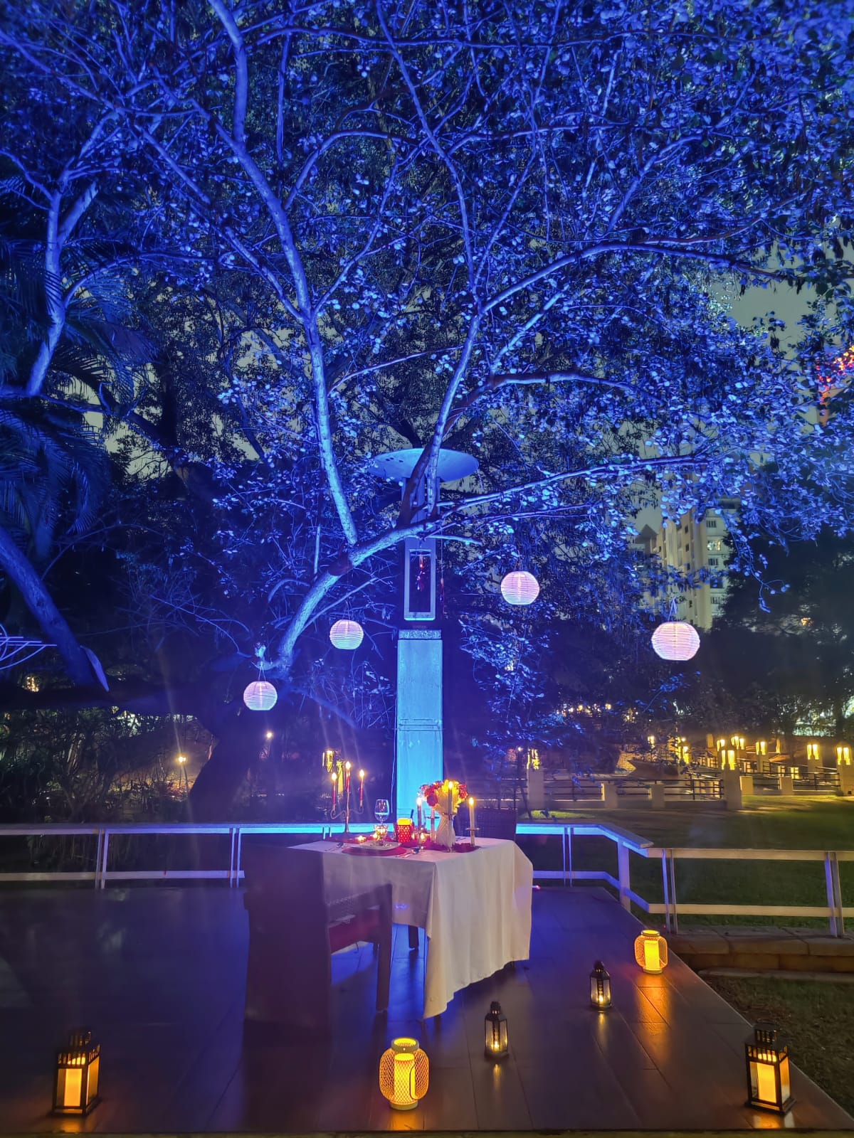 Open Air Candle Light  Dinner at Ellaa Hotel, Gachibowli