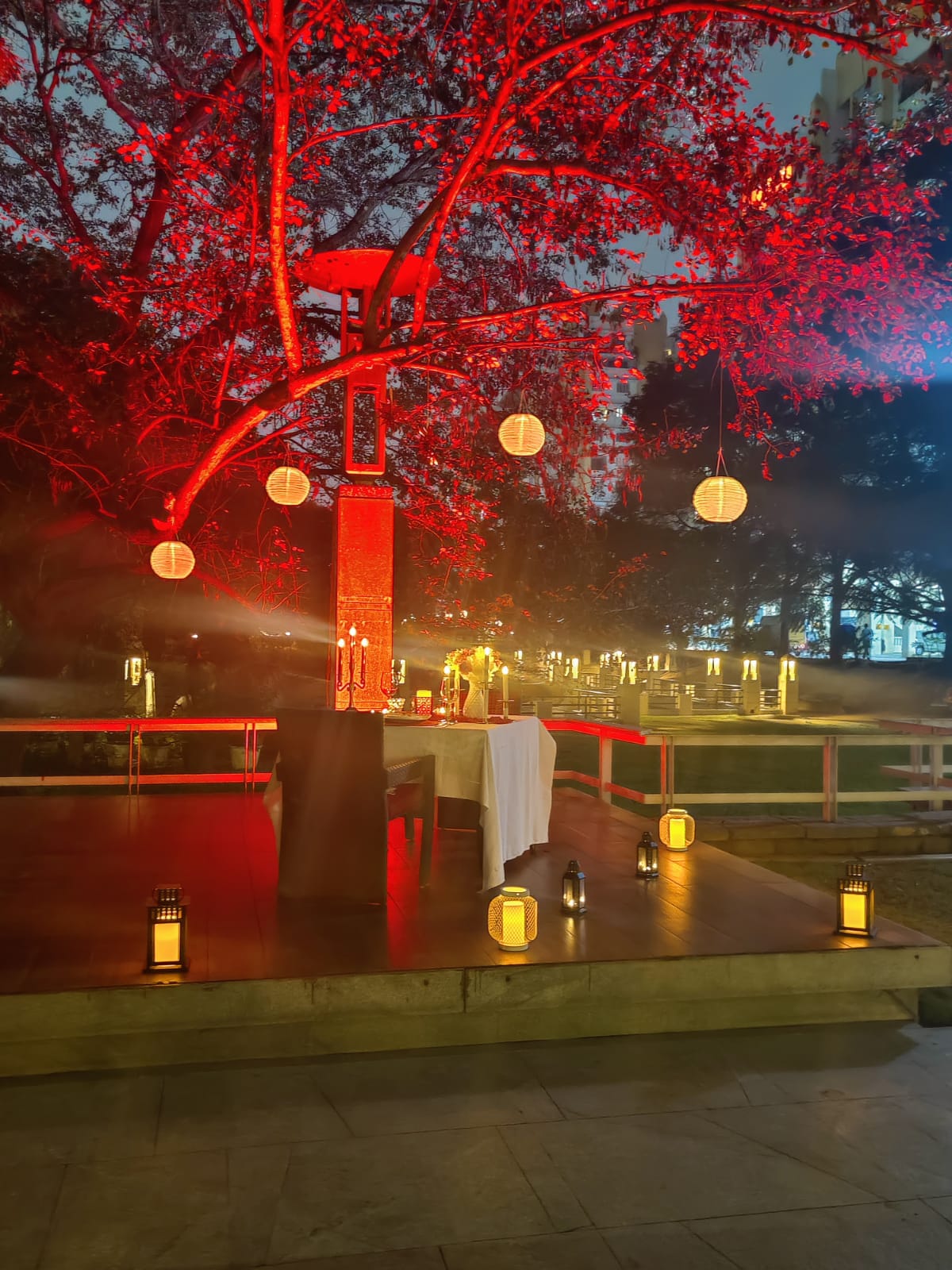 Open Air Candle Light  Dinner at Ellaa Hotel, Gachibowli