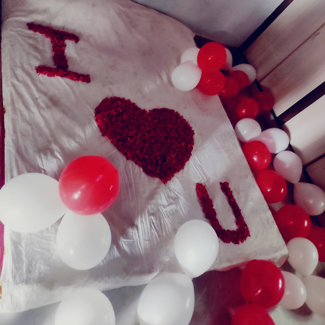 Romantic Proposal Decoration at Home in Hyderabad